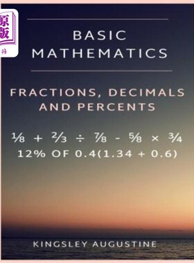 海外直订Basic Mathematics: Fraction, Decimal and Percentage 基础数学：分数、小数和百分比