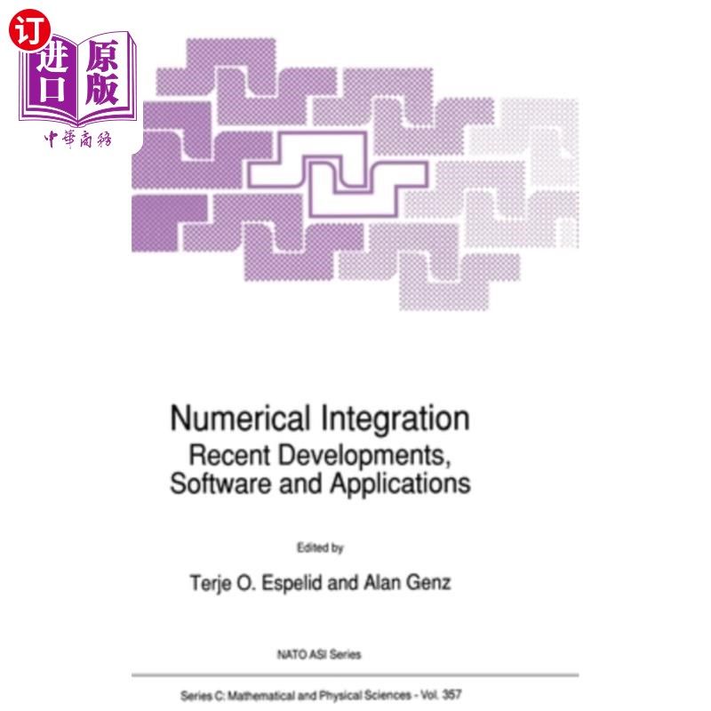 海外直订Numerical Integration: Recent Developments, Software and Applications 数值积分:最新发展，软件和应用