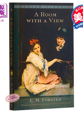 带风景的房间 英文原版小说英文版 A Room with a View (Bantam Classics) 英文书 E.M. Forster 进口图书 Atlantic Books