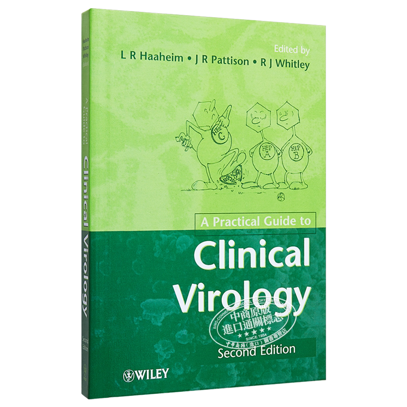 现货 临床病毒学实用指南 第2版 A Practical Guide to Clinical Virology 英文原版 LR Haaheim John Pattison【中商原版】Wiley