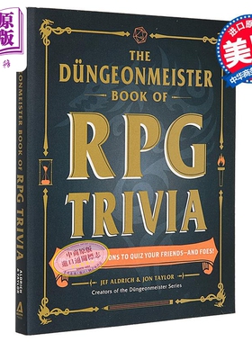地下城大师角色扮演游戏琐事书 The Dungeonmeister Book of RPG Trivia 英文原版 Jef Aldrich【中商原版】