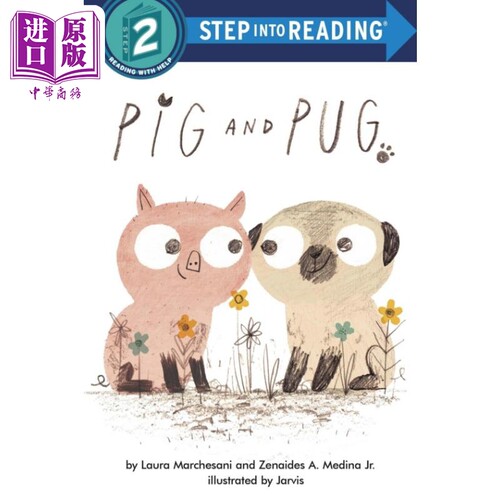Step into Reading Step 2 PIG AND PUG 兰登阅读进阶2 猪和哈巴狗 英文原版 儿童绘本 分级阅读 Laura Marchesani【中商原版