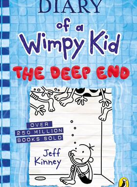 预售 小屁孩日记15 英国版 平装Diary of a Wimpy Kid 15 The Deep End Book 英文原版进口儿童小初文学幽默故事章节书【中商原版?