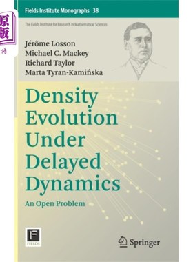海外直订Density Evolution Under Delayed Dynamics 延迟动力学下的密度演化
