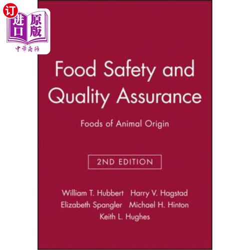 海外直订医药图书Food Safety and Quality Assurance: Foods of Animal Origin 食品安全与质量保证：动物源性食品