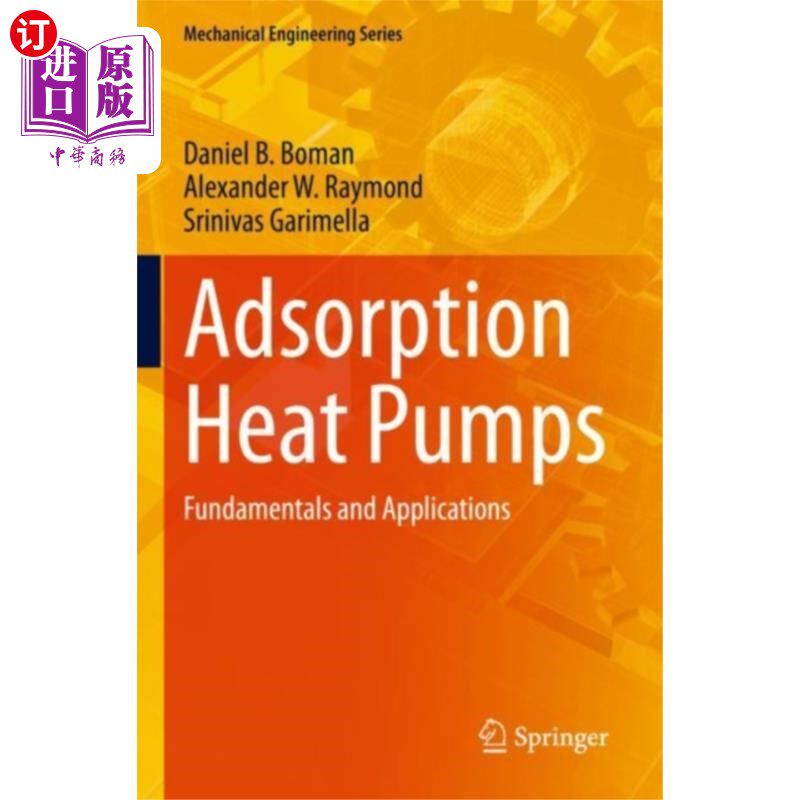 海外直订Adsorption Heat Pumps 吸附式热泵