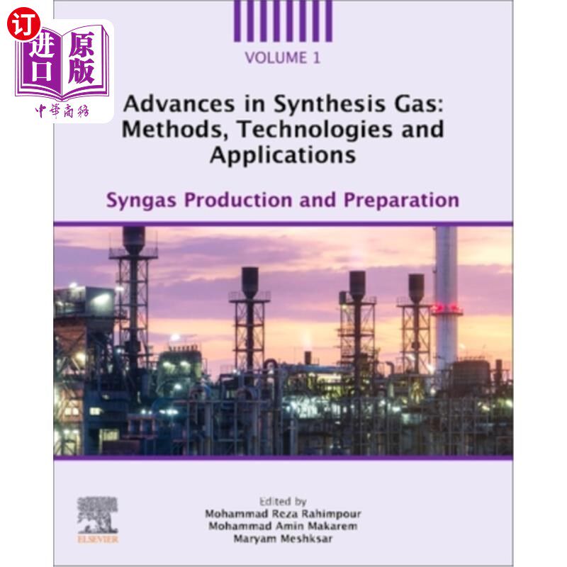 海外直订Advances in Synthesis Gas: Methods, Technologies and Applications: Syngas Produc 合成气研究进展:方法、技术