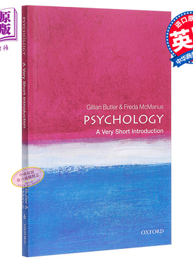 【中商原版】心理学（牛津通识读本） 英文原版 心理学 Psychology: A Very Short Introduction  Gillian Butler  OUP Oxfor