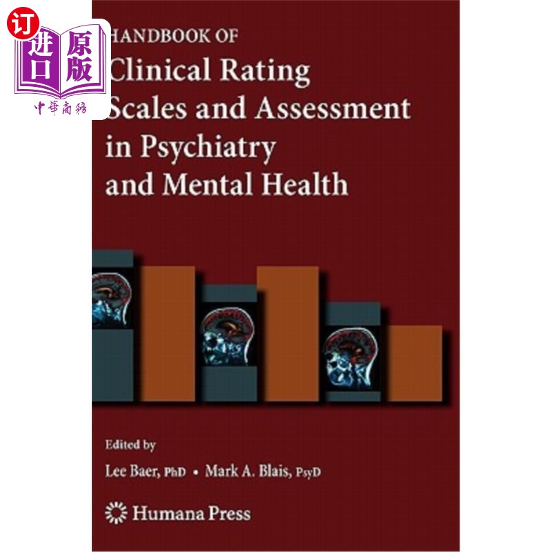 海外直订医药图书Handbook of Clinical Rating Scales and Assessment in Psychiatry and Mental Healt精神病学和精神健康