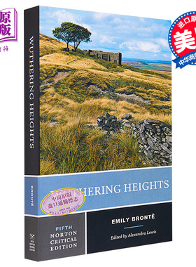 艾米莉勃朗特 呼啸山庄英文原版 诺顿文学解读系列 Wuthering Heights 呼啸山庄英文版呼啸山庄电影周边呼啸山庄小说原著原版
