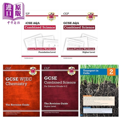 英国原版CGP GCSE Combined Science 综合科学系列 AQA Edexcel 爱德思考试练习册备考教辅Exam Practice Workbook【中商原版】