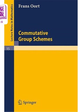 海外直订Commutative Group Schemes