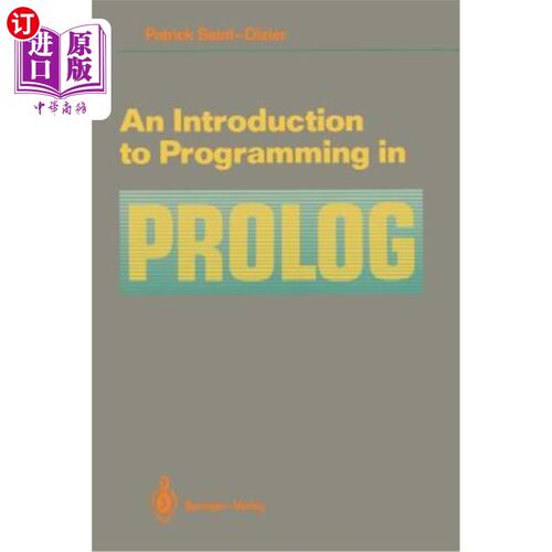 海外直订An Introduction to Programming in PROLOG PROLOG编程简介