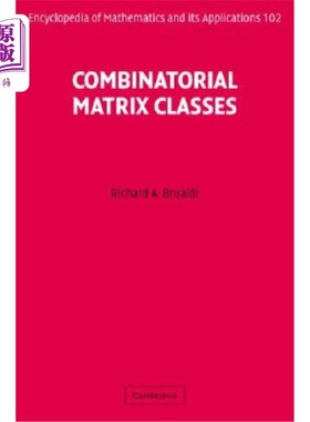 海外直订Combinatorial Matrix Classes 组合矩阵类