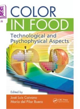海外直订Color in Food: Technological and Psychophysical Aspects 食品中的颜色：技术和心理物理方面