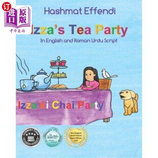 海外直订Izza's Tea Party - Izza ki Tea Party: Story and Activity book in English and Rom 伊扎的茶会-伊扎基茶会:故事