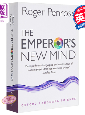 预售 【中商原版】皇帝新脑:有关电脑 人脑及物理定律 牛津科学里程碑系列 英文原版 The Emperor's New Mind Roger Penrose