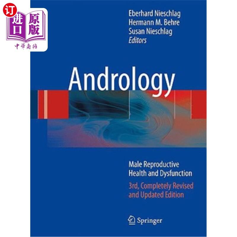 海外直订医药图书andrology: male reproductive health and