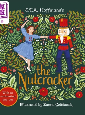 胡桃夹子立体书 The Nutcracker 英文原版 儿童立体绘本 童话寓言故事书 精装进口儿童读物 童书5-9岁 经典故事【中商原版】