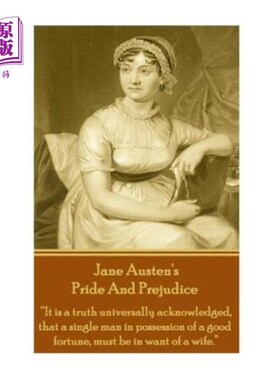 海外直订Jane Austen's Pride and Prejudice: It Is a Truth Universally Acknowledged, That  简·奥斯汀的傲慢与偏见:这是