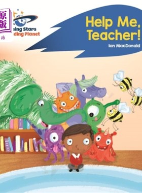 海外直订Reading Planet - Help Me, Teacher! - Blue: Rocke... 阅读星球-帮帮我，老师!-蓝色:火箭语音
