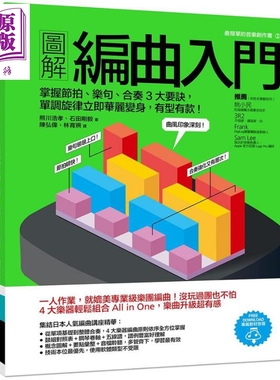 预售 图解编曲入门 掌握节拍、乐句、合奏3大要诀 港台原版 熊川浩孝 石田刚毅 易博士【中商原版】