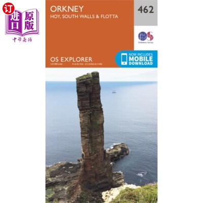 海外直订Orkney - Hoy, South Walls and Flotta 奥克尼-霍伊，南墙和弗洛塔