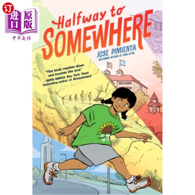 海外直订Halfway to Somewhere: (A Graphic Novel) 半路上的某处：（漫画小说）