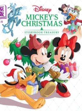 海外直订Mickey's Christmas Storybook Treasury 米奇的圣诞故事书财政部
