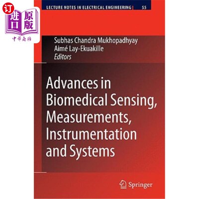 海外直订医药图书Advances in Biomedical Sensing, Measurements, Instrumentation and Systems 生物医学传感、测量、仪器