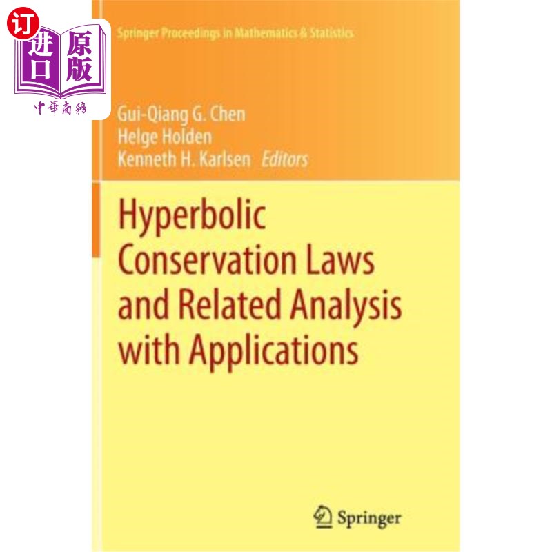 海外直订Hyperbolic Conservation Laws and Related Analysis with Applications: Edinburgh,  双曲守恒律及其应用分析：爱丁堡