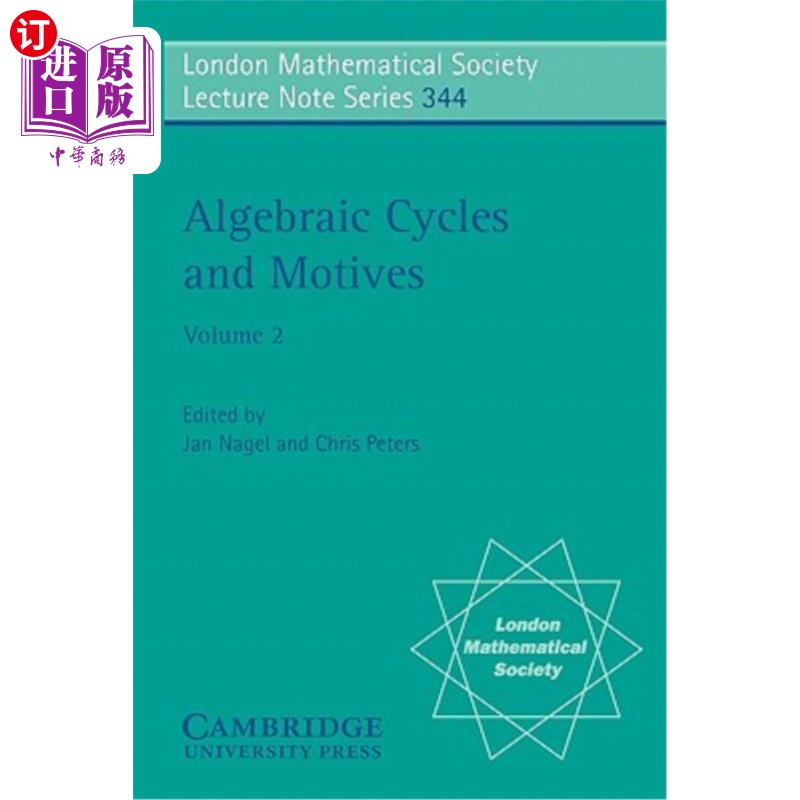 海外直订Algebraic Cycles and Motives: Volume 2 代数循环与动机：第2卷