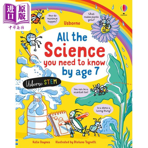 All the Science You Need to Know By Age 7 7岁时，你所需要知道的科学 英文原版进口 儿童科普绘本 知识百科【中商原版】