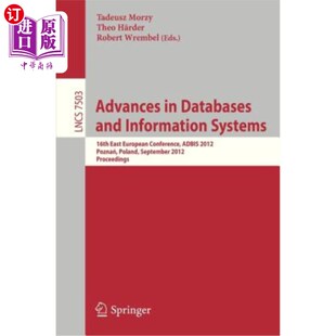 Conference 数据库和信息系统进展：第16 and 16th East Systems Databases Information 海外直订Advances European