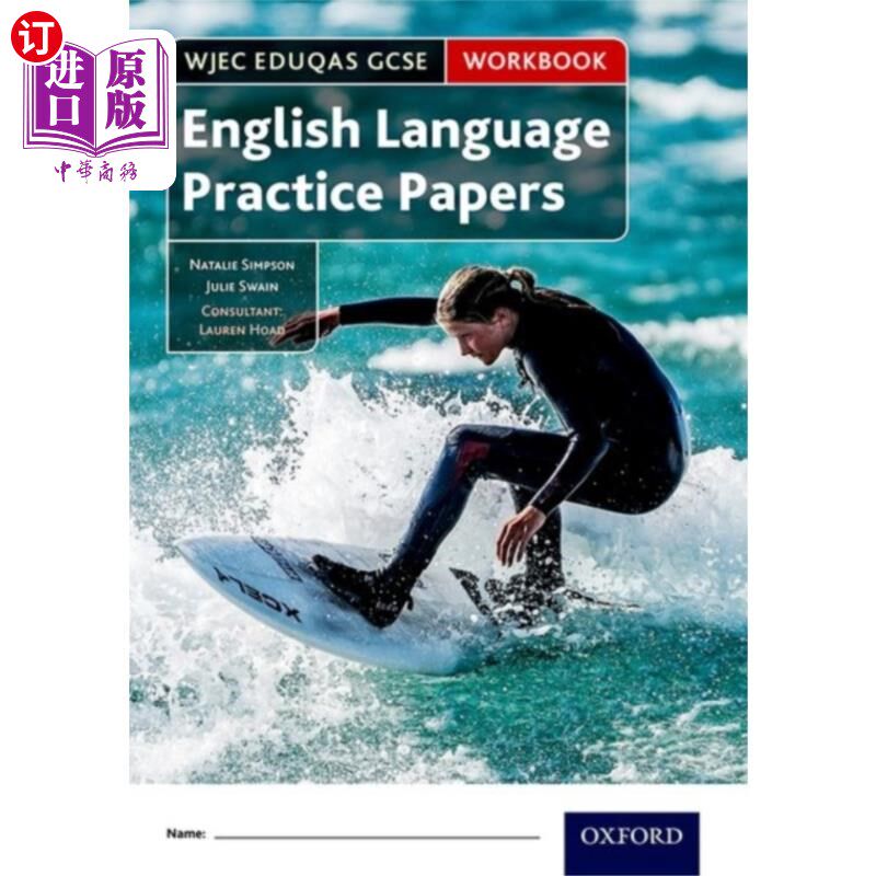 海外直订WJEC Eduqas GCSE English Language Practice Paper...