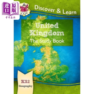 United 英国CGP Learn 预售 Kingdom 中商原版 Discover Book KS2 Study Geography