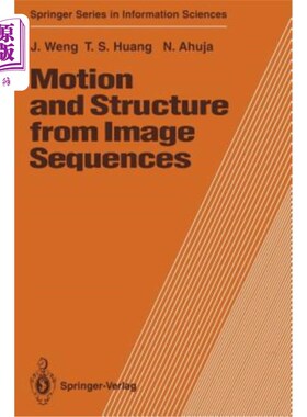 海外直订Motion and Structure from Image Sequences 图像序列中的运动和结构