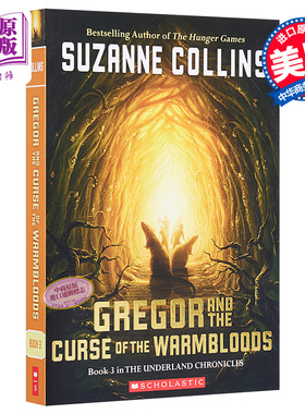 预售 【中商原版】地下城3：温血诅咒 英文原版 GREGOR & CURSE