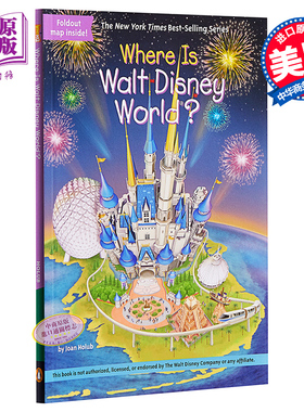 现货 【中商原版】迪士尼乐园在哪里？英文原版 Where Is Walt Disney World? 主题公园 少儿百科 8-12岁