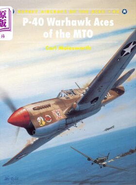 海外直订P-40 Warhawk Aces of the MTO MTO的P-40战鹰王牌