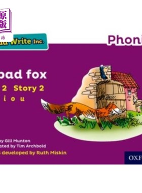 海外直订Read Write Inc. Phonics: Purple Set 2 Storybook ... Read Write公司拼读:紫色套装2故事书2一只坏狐狸