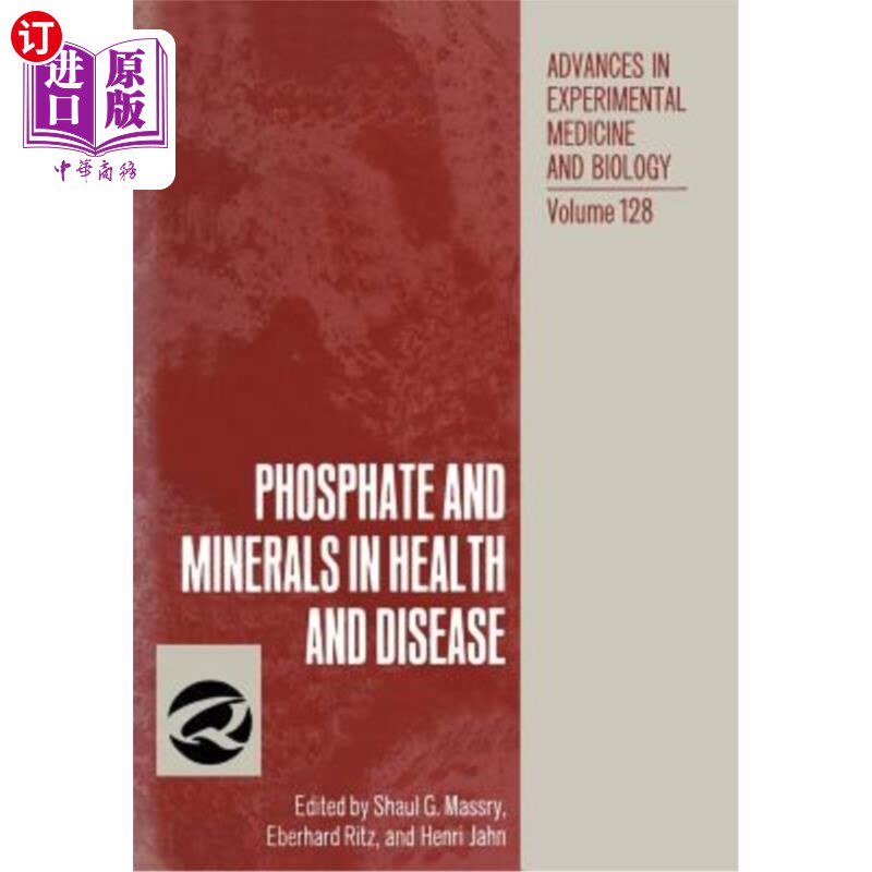 海外直订医药图书Phosphate and Minerals in Health and Disease 磷酸盐和矿物质在健康和疾病中的作用