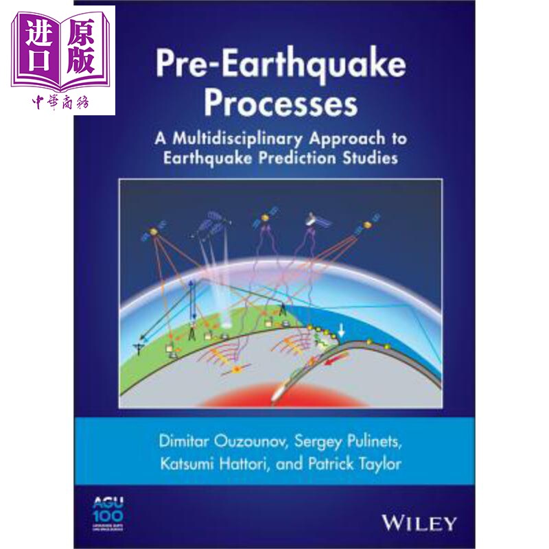 现货 地震前过程 地震预报研究的多学科方法 Pre-Earthquake Processes 英文原版 Dimitar Ouzounov 中商原版