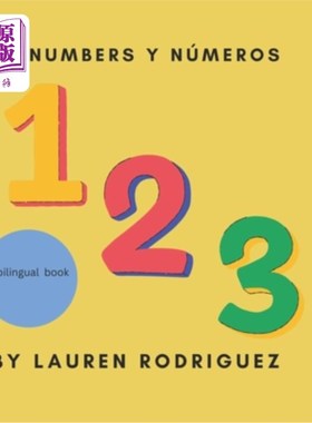 海外直订Numbers y Numeros: A bilingual book 《数字与数字》：一本双语书
