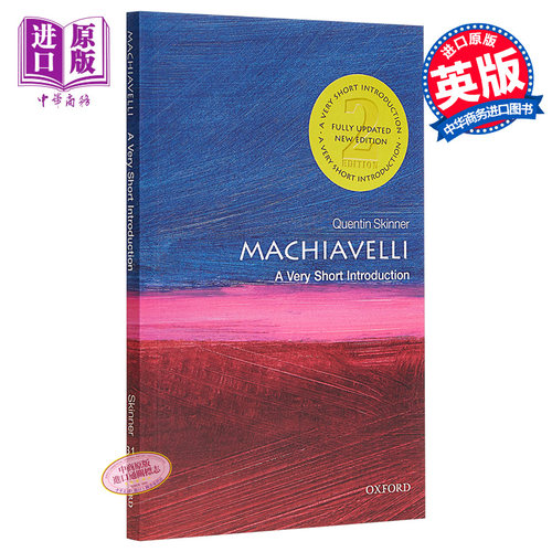 现货 Machiavelli a very short introduction Quentin 英文原版 马基雅维利 简介【中商原版】