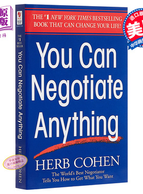 【中商原版】谈判无处不在 英文原版 谈判圣经 You Can Negotiate Anything