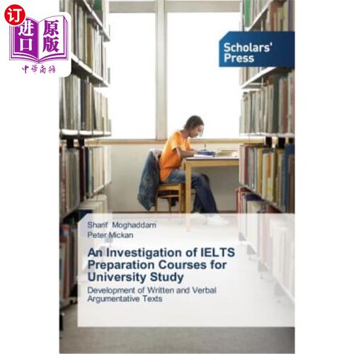 海外直订An Investigation of Ielts Preparation Courses for University Study 大学雅思备课情况调查