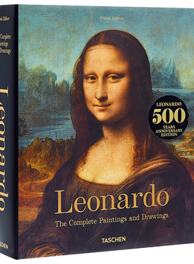 Leonardo The Complete Paintings and Drawings 进口艺术 达芬奇：完整绘画作品全集500周年纪念版 画册画集手稿 【中商原版