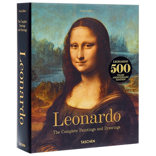 Leonardo The Complete Paintings and Drawings 进口艺术 达芬奇:完整绘画作品全集500周年纪念版 画册画集手稿 【中商原版