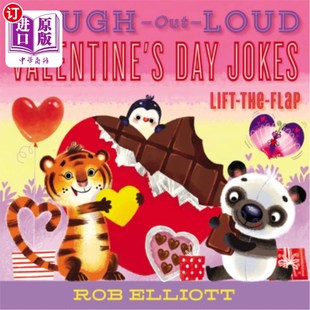 Flap 掀开盖子 Valentine Jokes Lift Day Loud 大声笑出情人节笑话 海外直订Laugh The Out